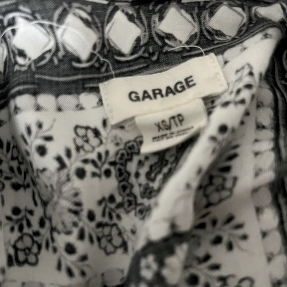 Garage Black and White Floral Jumpsuit - Picture 6 of 6